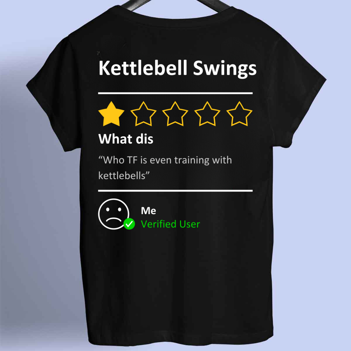 Kettlebell Swings Review - Premium Shirt Unisex Front Print