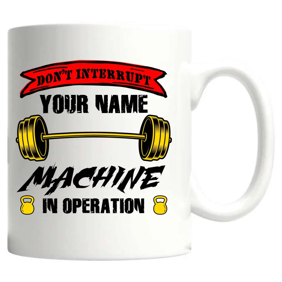 Don't Interrupt - Personalized Mug