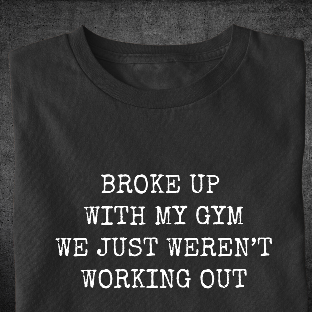 Broke up - Premium Shirt Unisex front print