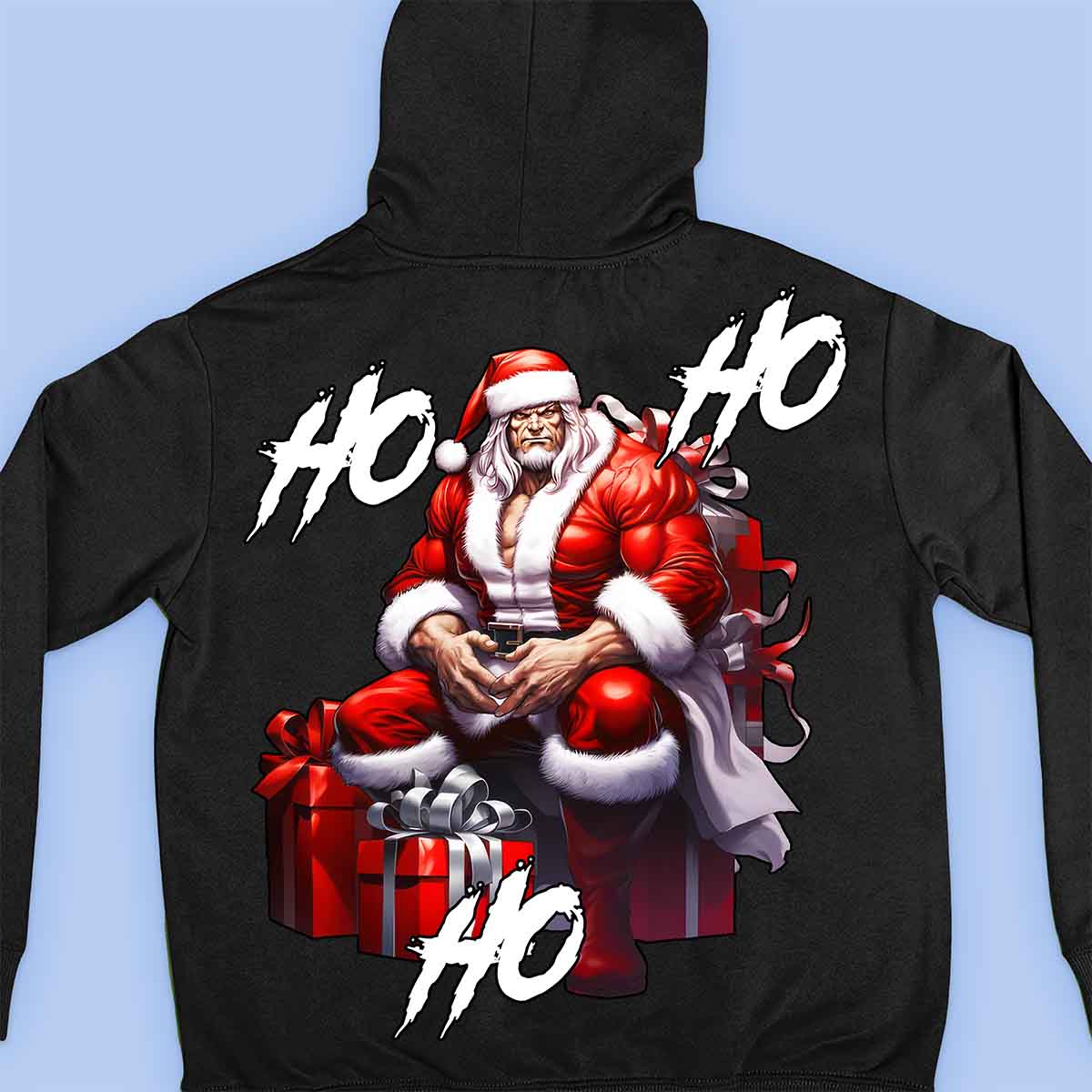 Ho Ho Ho - Premium Hoodie Unisex Backprint