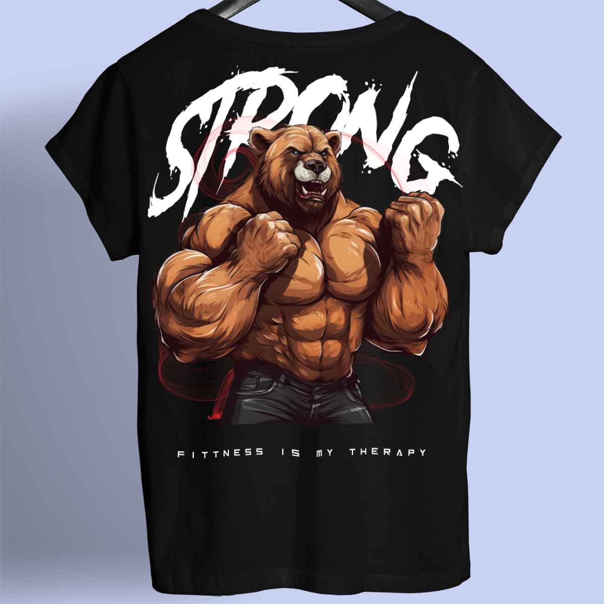 Strong Bear - Premium T-Shirt Unisex Backprint