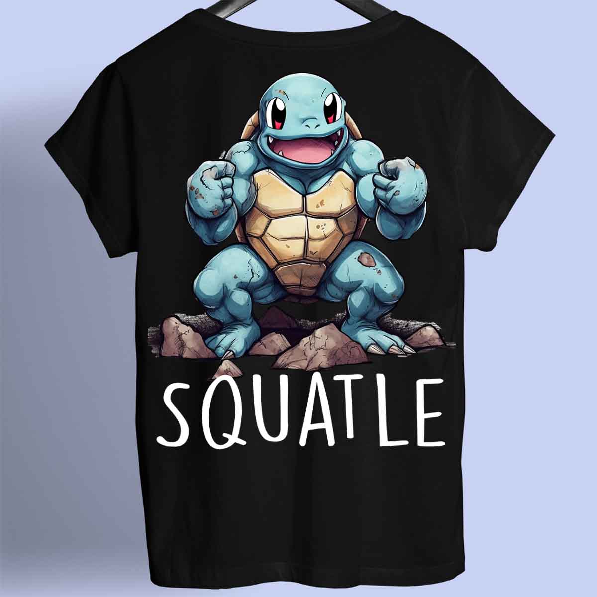 Squatle - Premium T-Shirt Unisex Backprint