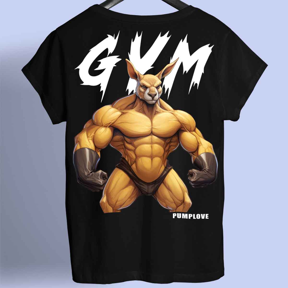 Gym Kangaroo - Premium T-Shirt Unisex Backprint