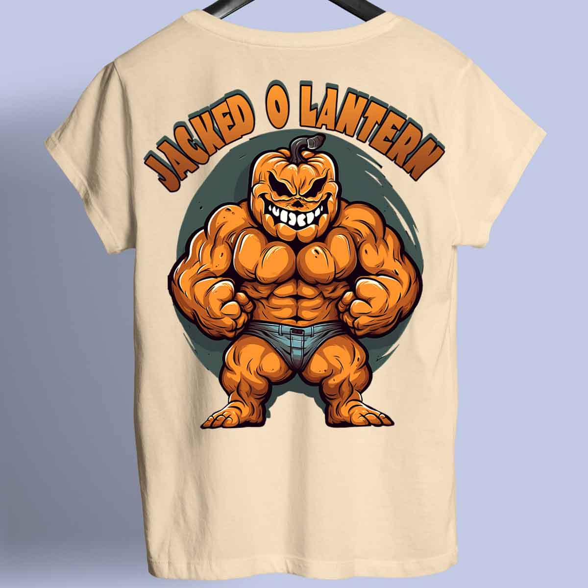 Jacked o Lantern - Premium T-Shirt Unisex Backprint