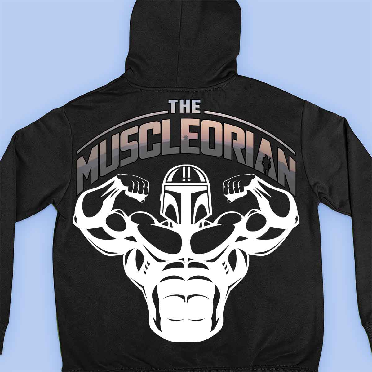 Muscleorian - Premium Hoodie Unisex Backprint