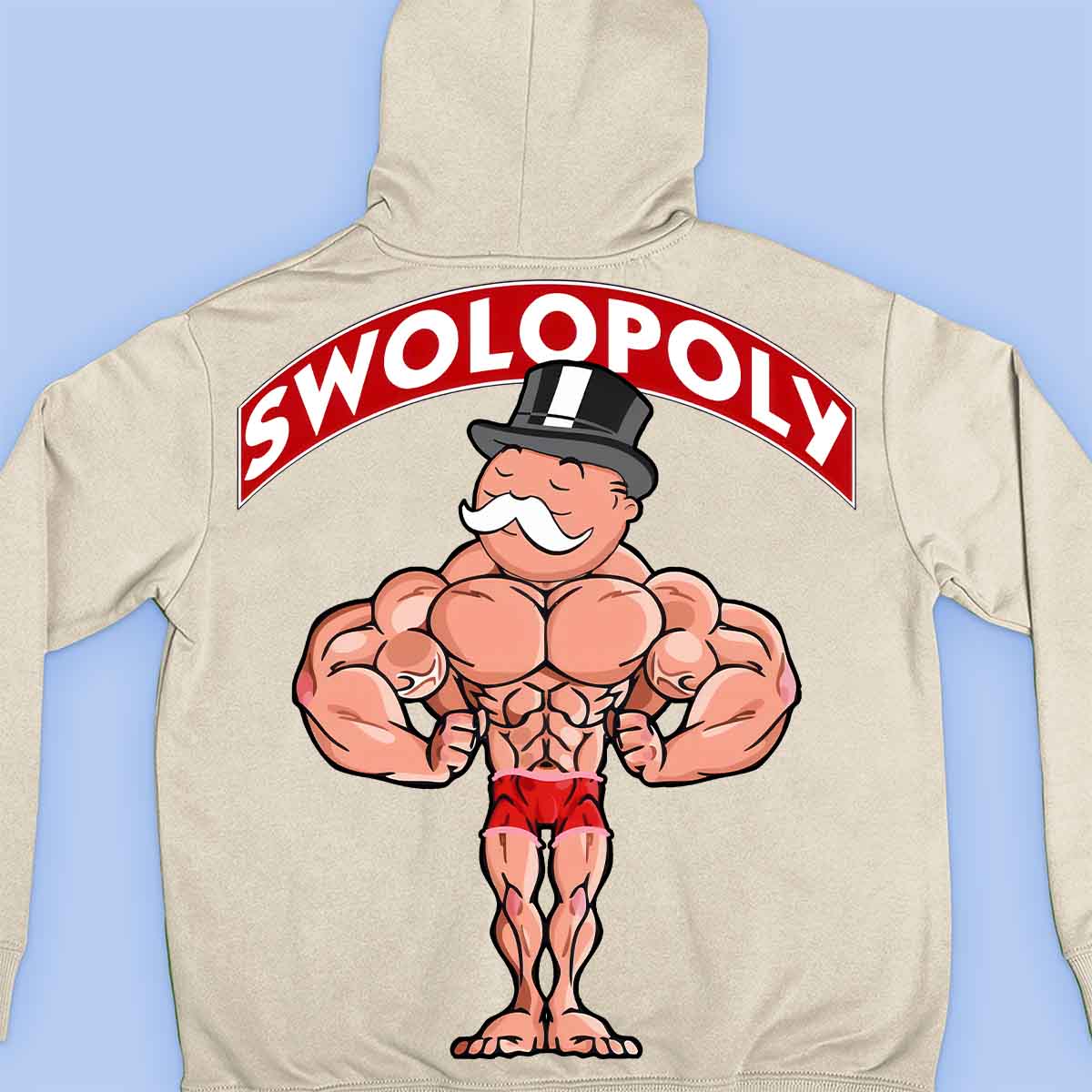 Swolopoly - Premium Hoodie Unisex Backprint